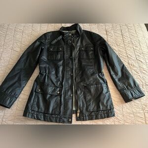 Banana Republic Dark Gray Quilted Jacket